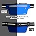 Fitter's Niche UltraSlim Fanny Waist Pack Men Women – Water Resistant Bag, Reflective Elastic Belt – Fit 24 to 43inch Waists, Holds Phones up to 6.7inch – Ideal for Running Hiking Riding CoastBlue