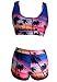 QingLemon Women Two Piece Boyleg Short Swimsuits Sporty Bathing Swimwear(FBA)