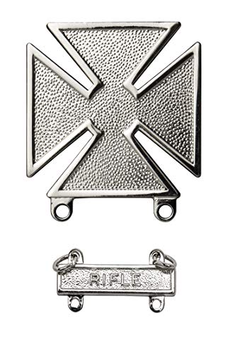 Marksman Qualification badge with Rifle tab