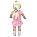 Banne Park Rids 18 Inches Simulatio Pinkl Dress New Bitty Princess Baby Doll's Clothes