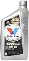 Valvoline 20W-50 SynPower Full Synthetic Motor Oil - 1qt (VV945)