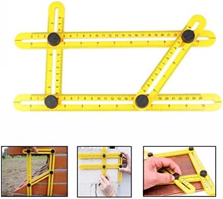 Angle Ruler, Angle Measurement Tool, Angle-izer Template Tool Multi-Angle Measuring Ruler General Tools for Carpenter