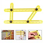 Angle Ruler, Angle Measurement Tool,Foamsky Template Tool Multi-Angle Measuring Ruler for Carpenter,Handymen, Builders, Craftsmen and DIY-ers