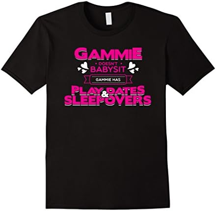 Men's Gammie Grandma T-Shirt for Mother's Day 2XL Black