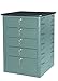 Datum Storage Intellerum TekStak Collection 5 Tier Keyed Laptop/Tablet/Phone Charging Locker with Black Laminate Top, Tech Blue Paint