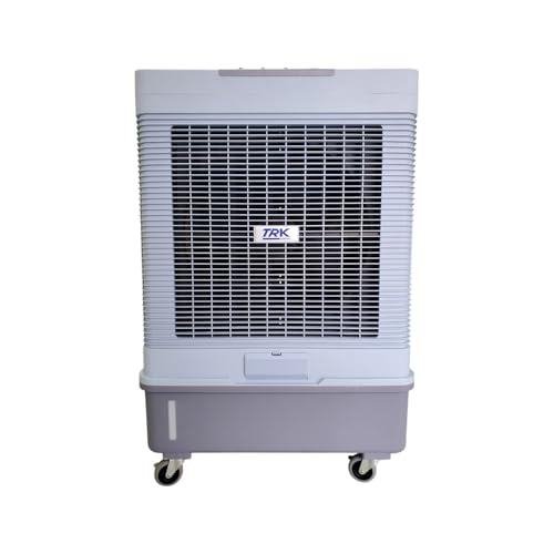 TRK Enfriador Evaporativo Industrial Portátil 60 Litros - Climatizador para Taller y Almacén - 450W