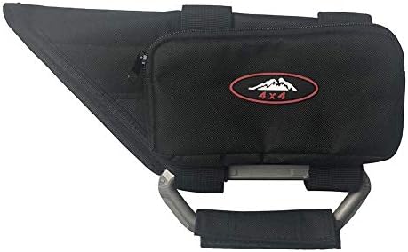 Niulyled Jeep Wrangler canvas handle storage bag，3PCS Storage Bag For Jeep Wrangler Canvas Metal Roll Bars Grab Handle Strip with Aluminum Alloy