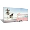 Beach-Picture-Coastal-Wall-Art-Pink-Car-with-Surfboard-Artwork-Seaside-Palm-Painting-Print-on-Canvas-for-Living-Room-40-inch-x-20-inch-x-1-Panel Beach Picture Coastal Wall Art: Pink Car with Surfboard Artwork Seaside Palm Painting Print on Canvas for Living Room…