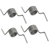 Refrigerator Spring/Counter Clockwise Wound DoorRepair Freezer/French Heavy Duty Steel - Compatible with Samsung GE LG Spring Hinge Mullion-4pcs