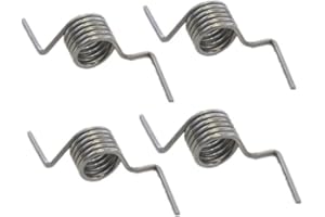 BYSOL Refrigerator Spring/Counter Clockwise Wound DoorRepair Freezer/French Heavy Duty Steel/Compatible with Samsung GE LG Spring Hinge Mullion-4pcs
