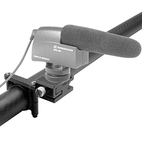 GyroVu Hot Shoe Carbon Fiber Mount for Mounting Microphones/Accessories, DJI Ronin M/MX & Movi Gimbals, Single Version