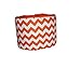 Baby Doll Bedding  Chevron 4 Piece Crib Bedding Set, Orange