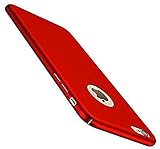 Qissy iPhone 6s Plus Case Ultra-Thin Hard Matte Shockproof Electroplate Cover Skin Stylish Anti-Scratch for iPhone 6plus/6s Plus 5.5 (red)