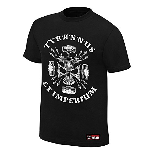 Wwe triple h monarch and authority authentic t-shirt bl…