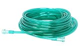 Pivit Crush-Resistant Oxygen Tubing 25 ft Green | Low-Memory Helps Prevent Kinking Remains Straight | Green Is Easy To See For Improved Safety | Universal Fittings Connect Easy and Ensure Optimal Flow