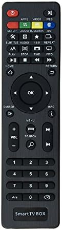 Nansii Smart Remote Control Color Black t95 TV box ACCESSORIES Streaming Media Player Remote Control (Only Adapt to Our Tv Box)