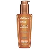 L'Oreal Paris Skin Care Sublime Bronze Self-Tanning Serum, Medium Natural Tan, 3.4 Fluid Ounce