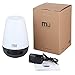 MIU COLOR Essential Oil Diffuser Humidifier - Digital Clock with 6 LED Changing Light - Ultrasonic Aromatherapy Humidifier - 300 ml - 4 Timer Settings - Waterless Auto Off Function