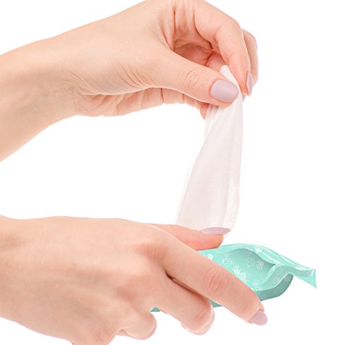 Baby Hand and Face Wipes | for Baby Hands and Faces | Enriched with Aloe Vera | Moisturizing | Unscented | Alcohol Free | 7 Inches x 7.8 Inches | 6 Packs of 25 Wipes (150 Count) - Thumbnail 3