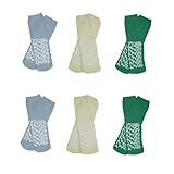 RSG 6-Pack Anti-Skid Gripper Slipper Socks for Kids/Kids Ages 6-12