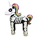 Joiedomi Halloween 5 FT Inflatable Skeleton Unicorn with Build-in LEDs Blow Up Inflatables for Halloween Party Indoor, Outdoor, Yard, Garden, Lawn Decoration