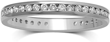 Diamond Jewel 10K Rose Gold 1/7 cttw Diamond Stackable Ring