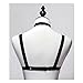 JELINDA Harness Bra, Women Dress in Accessories Stylish Collocation (Black 2)