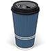 Glowcoast Disposable Coffee Cups With Lids - 16 oz To Go Coffee Cup (70 Set). Large Travel Cups Hold Shape With Hot and Cold Drinks, No Leaks! Insulated Ripple Cup Protect Hands, No Sleeves needed!