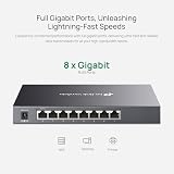 TP-Link JetStream TL-SG2008 8-Port Gigabit Smart Managed L2/L3/L4 QoS IGMP view 2