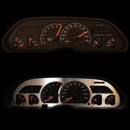 Buy Brushed Stainless Gauge Cluster Dash Bezel Trim fits 19881991