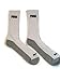 PUMA Mens Crew Socks 6 Pairs (White), Size 6 to 12 (White/Heather Grey)