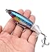 LUYAYUER Fishing Artificial Bait with Topwater Floating Rotating Tail Topwater Bait (Fix)
