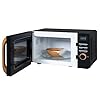 Russell-Hobbs-RHMD714B-N-17L-700w-Scandi-Black-Digital-Microwave-with-5-Power-Levels-Wood-Effect-Handle-Dials-Clock-Timer-Automatic-Defrost-Easy-Clean-8-Auto-Cook-Menus Russell Hobbs RHMD714B-N 17L 700w Scandi Black Digital Microwave with 5 Power Levels, Wood Effect Handle & Dials, Clock…