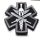 Spartan Medic Tactical EMT EMS Military Combat Army Morale Outdoor Velcro Patch