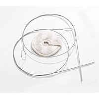 Feeding Tube Brush PEG Cleaning Brush (Pack of 2) with Bonus Tubie Pad by Ian