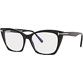 Tom Ford FT 5709-B BLUE BLOCK Shiny Black 54/17/140 women Eyewear Frame