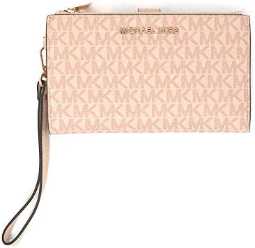 mk rose gold wallet