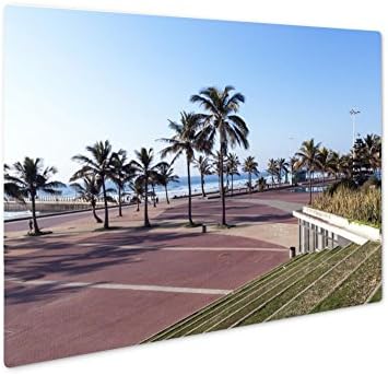 Ashley Giclee Concrete And Grass Stepped Terrace And Paved Promenade, Wall Art Photo Print On Metal Panel, Color, 8x10, Floating Frame, AG6397807