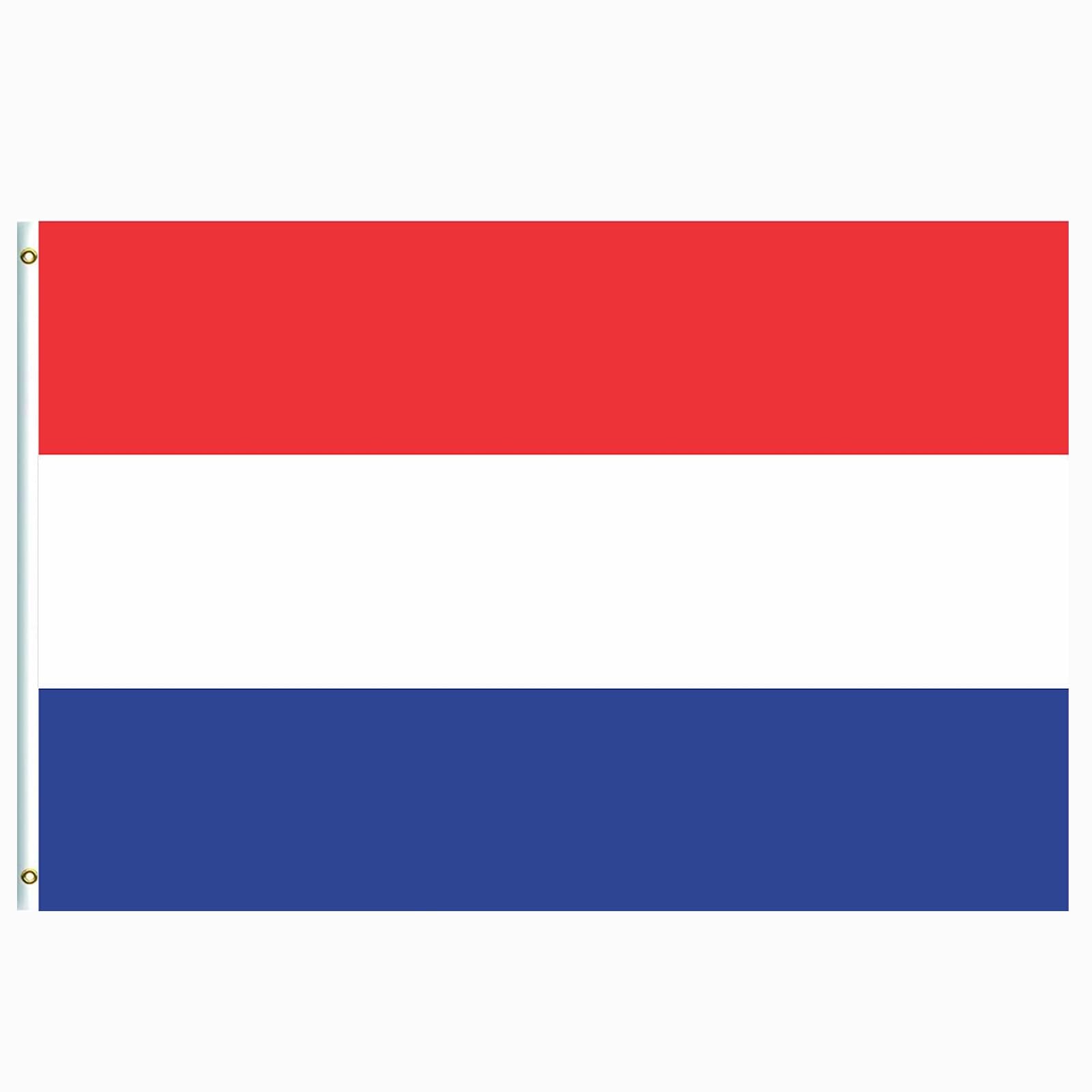 5x3ft Large Netherlands Flag Nederlanden Flag for 2025 Decorations,Big Netherlands National Flag VE Day 2025 Football Sports Events Celebration Parade Bar Garden Outdoor Party Decor