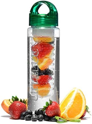 OnTheGo Infusion Water Bottle | Create Your Own Fruit Infused Water Drink Or Beverage in this 24Oz BPA Free Tritan Plastic Water Bottle.