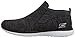 Skechers Sport Women's Microburst Supersonic Fashion Sneaker,Black/white,9 M US