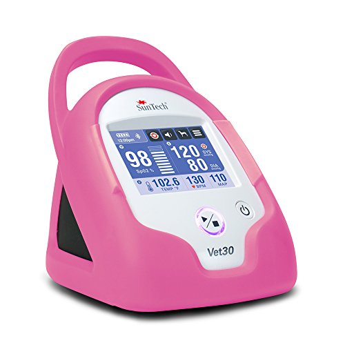 SunTech Vet30 Veterinary Continuous Vital Signs Monitor with Masimo Sp02 (Flamingo Pink)