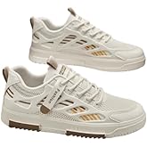 TXLKGQW Men's Breathable Mesh Casual Skateboarding Shoes, Fashion Sneakers for Spring Summer