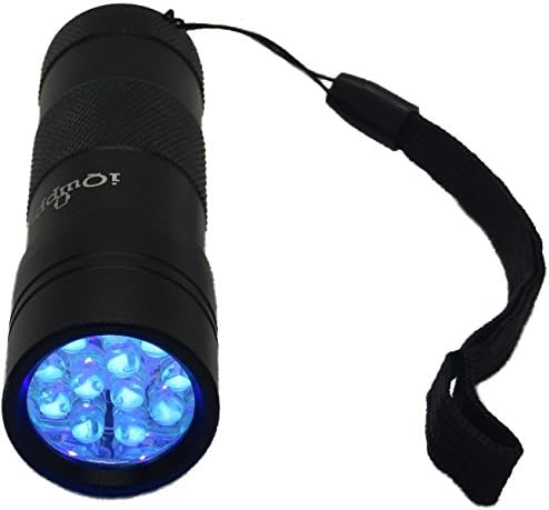 LED Torch iQuipped Pet Urine Stain &amp; Scorpion UV Detector Best Brightest Tactical Flashlight Torches For Home Work Emergency Services Cars Boats Recreational, Batteries Included, Are You iQuipped?