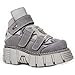 New Rock NR M.285-S17 Grey,Silver - Boots, Metallic, Unisex (37 EU)