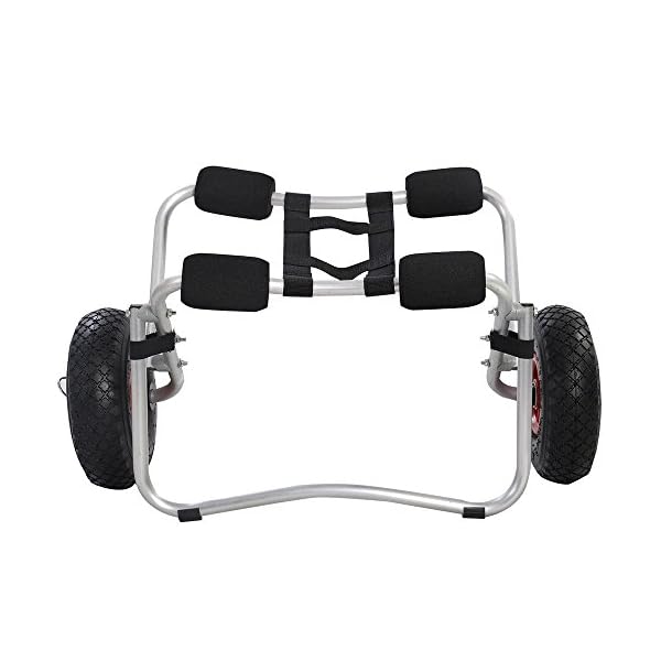 TOMTOP-Aluminum-Kayak-Jon-Boat-Canoe-Gear-Dolly-Cart-Trailer-Carrier-Trolley-Wheels TOMTOP-Aluminum-Kayak-Jon-Boat-Canoe-Gear-Dolly-Cart-Trailer-Carrier-Trolley-Wheels