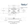 SeaLux-Marine-Grade-Stainless-Steel-Mirror-Polished-Door-Hinge-3-x-15-for-Boat-RVs-Pair