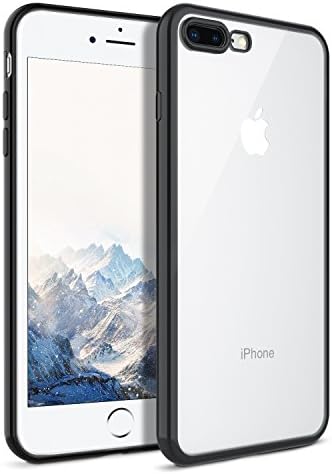iPhone 7 Plus Case, iPhone 8 Plus Cas, Slim Fit Shell Durable &amp; Flexible Material Full Protective Anti-Scratch Resistant Cover Case, with Electroplated Frame Ultra Slim TPU Gel for Apple iPhone 7 Plus