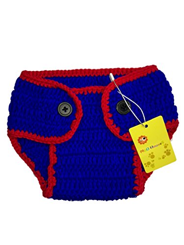 M&G House Newborn Baby Photo Photography Prop Handmade Crochet Knitted Cute Marines Outfit+Soft Bib - Thumbnail 3