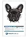 Winston & Bear French Bulldog 3D Dog Stickers - 2 Pack - French Bulldog Decor - Black French Bulldog Gifts for Wall, Fridge, Toilet and More - Retail Packaged Frenchie Stickers